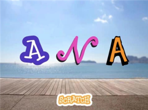 Animate your name Scratch 